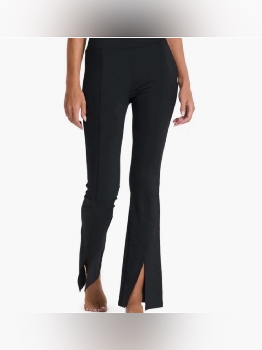 Vuori lux ribbed spilt hem bootcut pants size XL